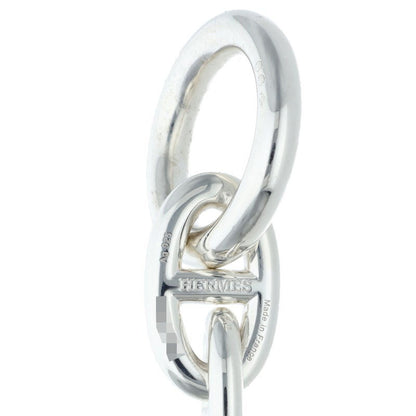 HERMES Chaine d'Ancre TGM Silver Bracelet Size 14LINK