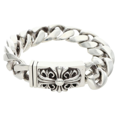 Chrome Hearts ID BOX KEEPER Silver Bracelet Size 13LINK