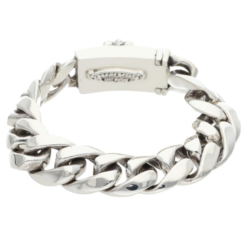 Chrome Hearts ID BOX KEEPER Silver Bracelet Size 13LINK