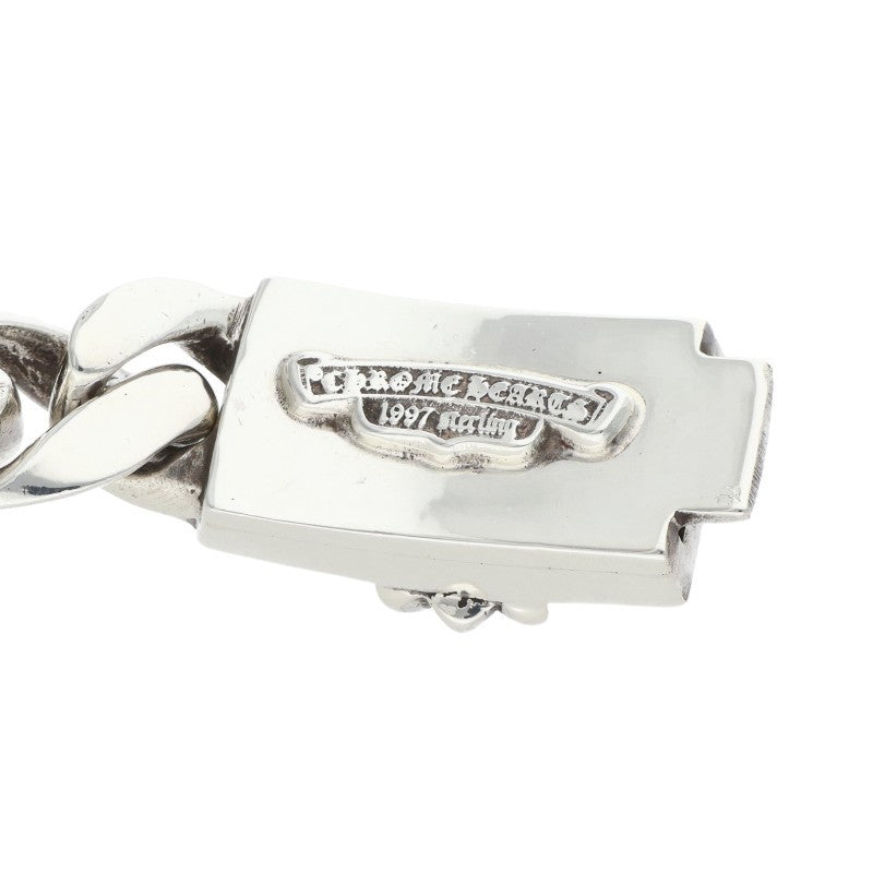 Chrome Hearts ID BOX KEEPER Silver Bracelet Size 13LINK