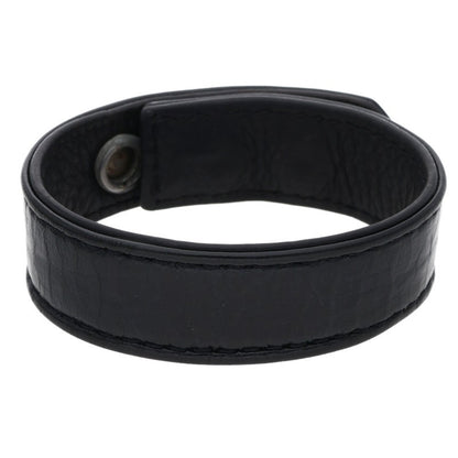 Chrome Hearts 3BTN 2SNP Cross Leather Bracelet Size ONE SIZE