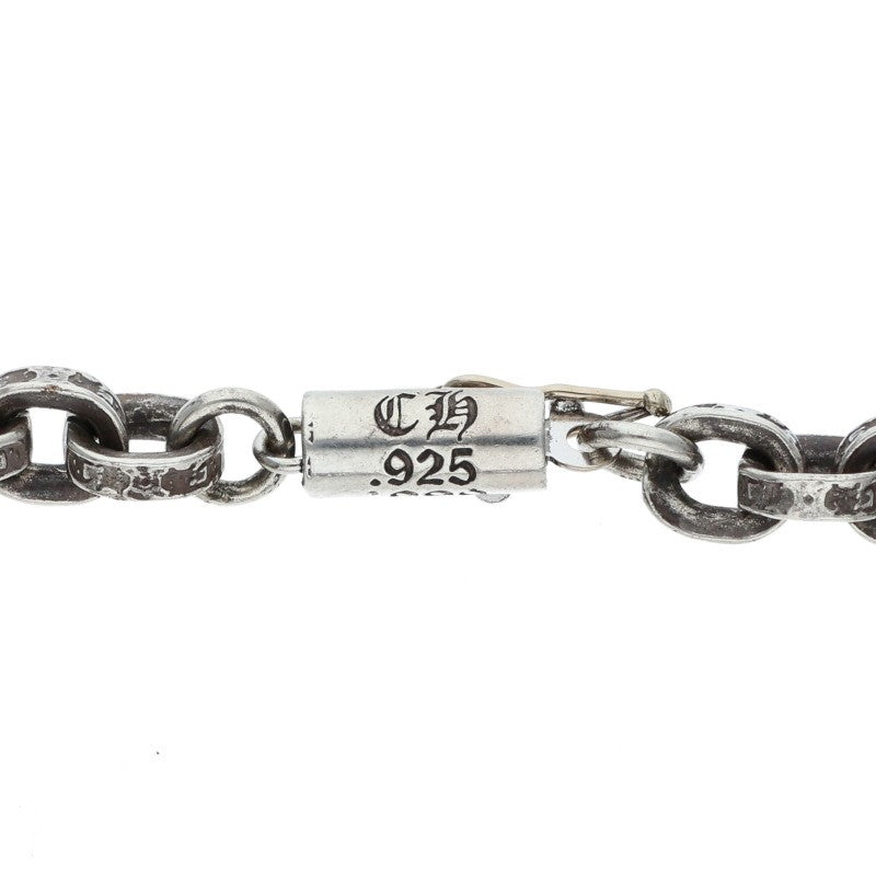 Chrome Hearts PAPER CHAIN Silver Bracelet Size 8INCH