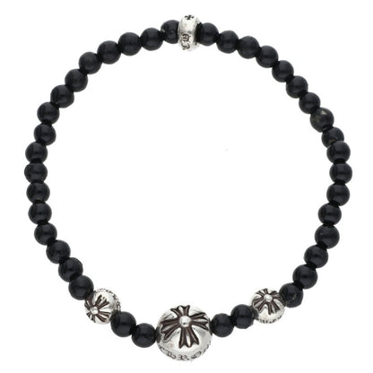 Chrome Hearts 4mm Onyx Bead Bracelet Size 4MM