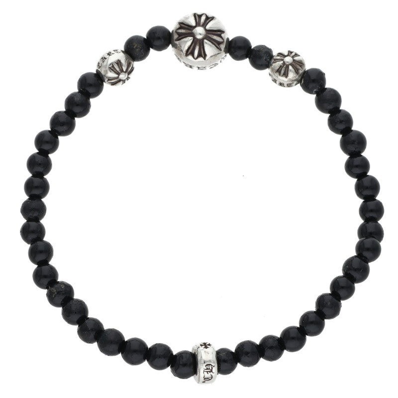 Chrome Hearts 4mm Onyx Bead Bracelet Size 4MM