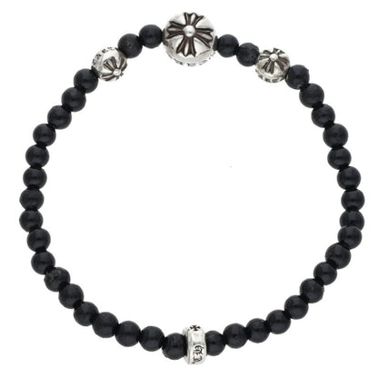 Chrome Hearts 4mm Onyx Bead Bracelet Size 4MM