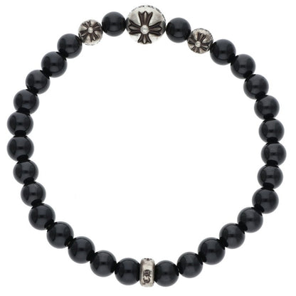 Chrome Hearts 6mm Bead Stretch Bracelet Size ONE SIZE