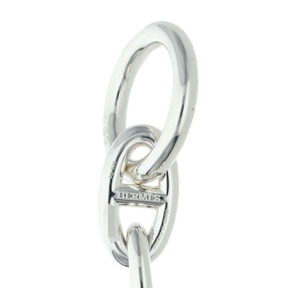 HERMES Chaine d'Ancre GM 925 Silver Bracelet Size 15LINK