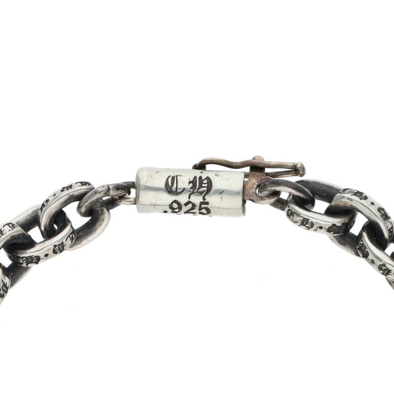 Chrome Hearts Paper Chain 925 Silver Bracelet Size 7INCH