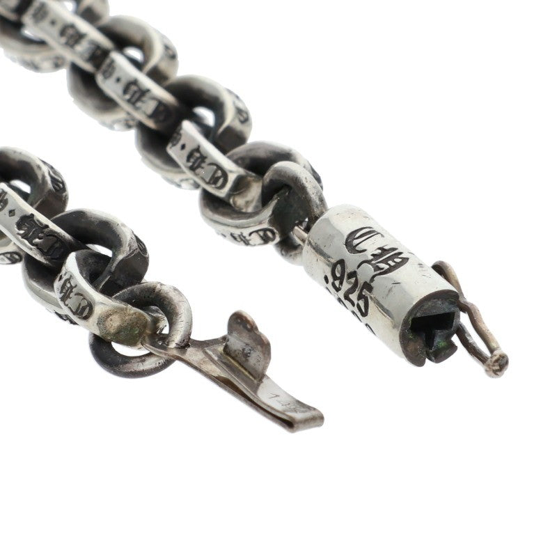 Chrome Hearts Paper Chain 925 Silver Bracelet Size 7INCH