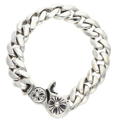 Chrome Hearts SMALL CLSC CHN LNK Silver Bracelet Size 18LINK