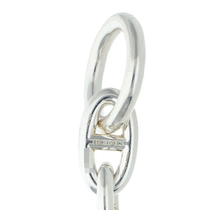 HERMES Chaine d'Ancre GM 925 Silver Bracelet Size 14LINK