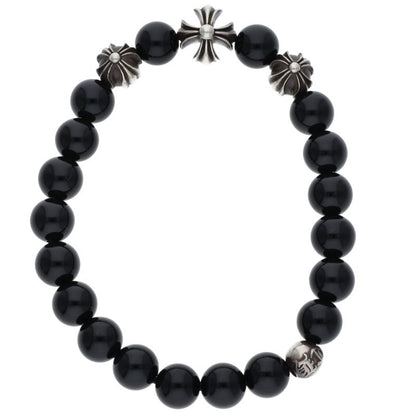 Chrome Hearts 8mm Black Bead Bracelet Size ONE SIZE