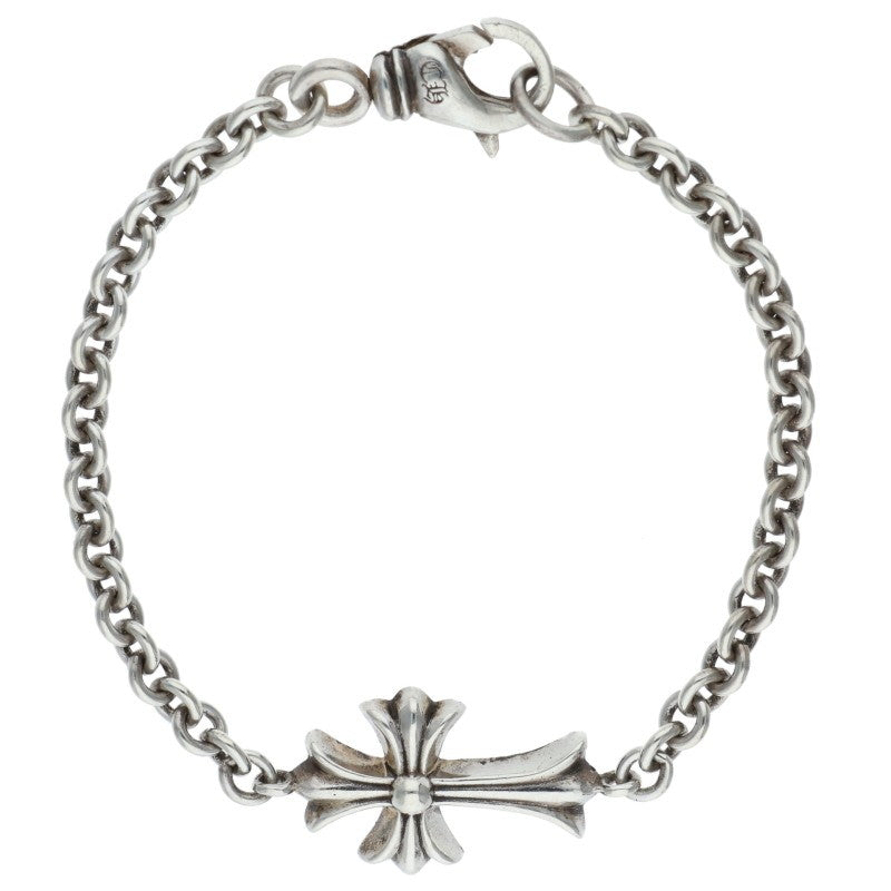 Chrome Hearts Tiny CH Cross Silver Bracelet Size ONE SIZE