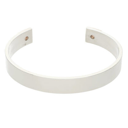 HERMES Clou de H 18K PG & Silver Combo Bracelet Size XL