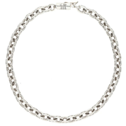 Chrome Hearts PAPER CHAIN 925 Silver Bracelet Size 8INCH