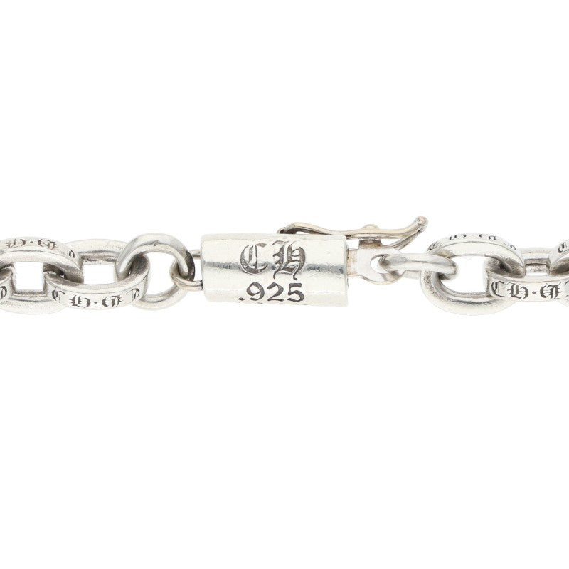 Chrome Hearts PAPER CHAIN 925 Silver Bracelet Size 8INCH