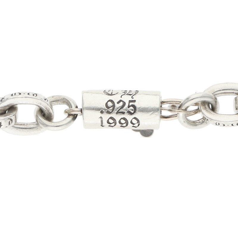 Chrome Hearts PAPER CHAIN 925 Silver Bracelet Size 8INCH