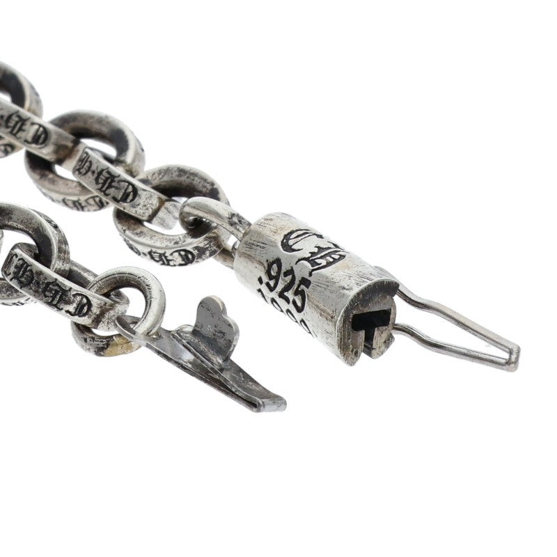 Chrome Hearts PAPER CHAIN 925 Silver Bracelet Size 8INCH