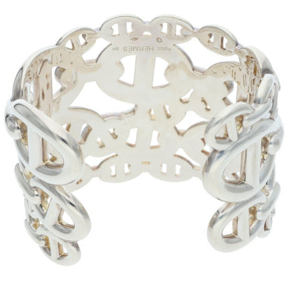 HERMES Chaine d'Ancre Enchainee TGM Silver Bangle Belt Size SH