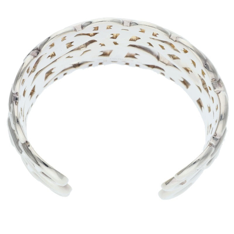 HERMES Chaine d'Ancre Enchainee TGM Silver Bangle Belt Size SH