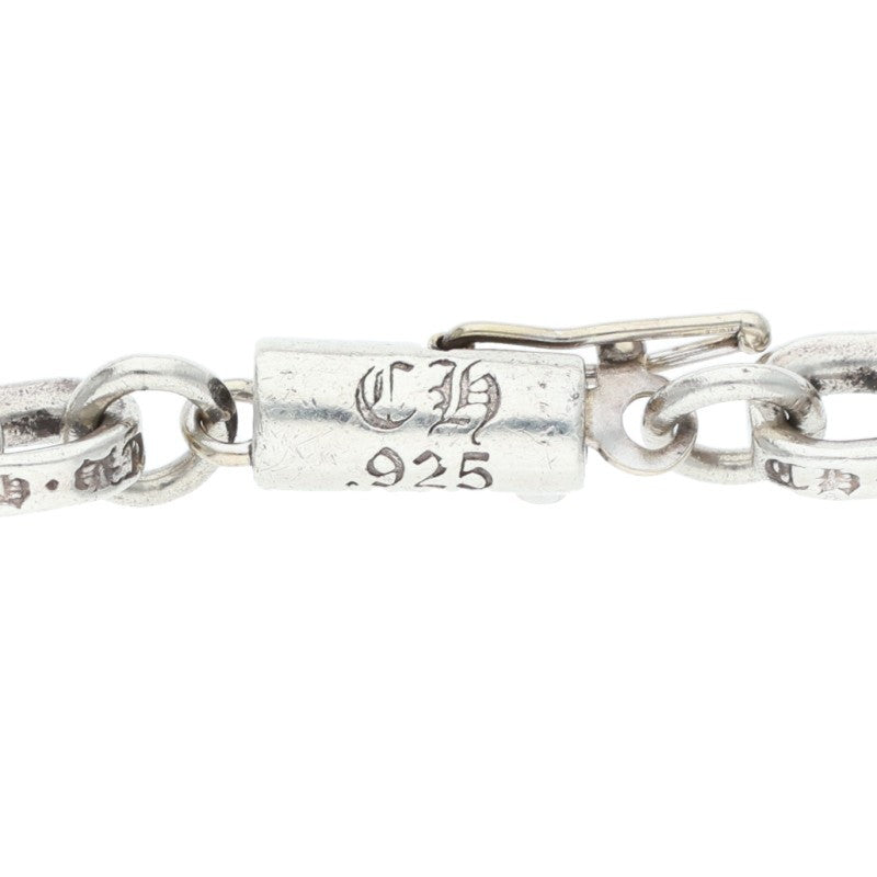Chrome Hearts PAPER CHAIN 925 Silver Bracelet Size 7INCH