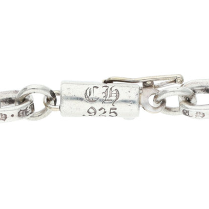 Chrome Hearts PAPER CHAIN 925 Silver Bracelet Size 7INCH