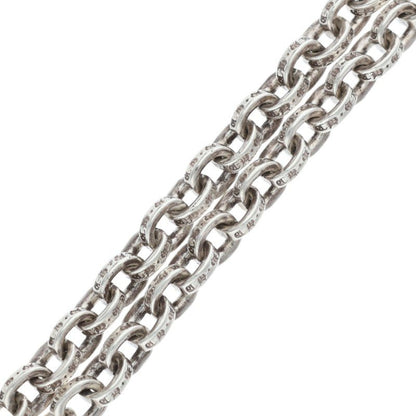 Chrome Hearts PAPER CHAIN 925 Silver Bracelet Size 7INCH