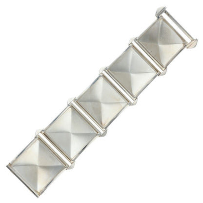 HERMES Medor Silver Bracelet Size 5LINK