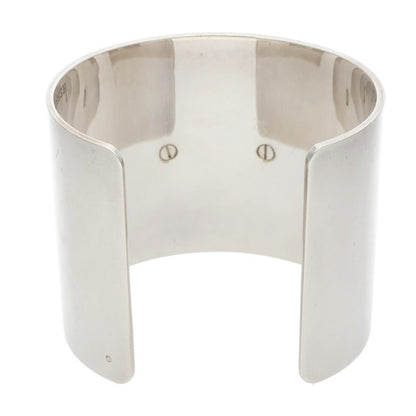 HERMES Medor Silver Bangle Belt Size SH