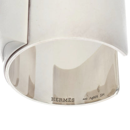 HERMES Medor Silver Bangle Belt Size SH
