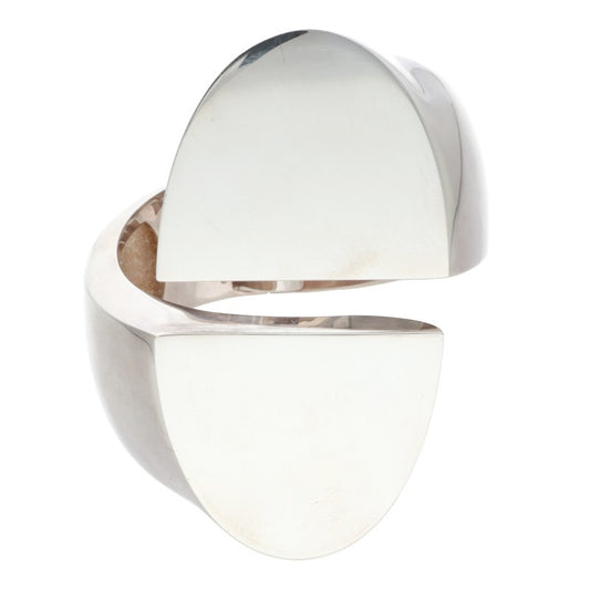HERMES Chaine d'Ancre Initial Silver Bracelet Size SH