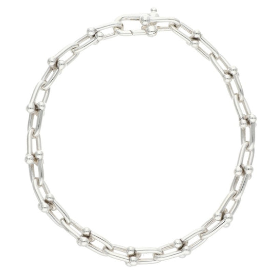TIFFANY&Co. HardWear Small Link Silver Bracelet Size L