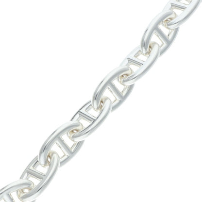 HERMES Chaine d'Ancre TGM Silver Bracelet Size 12LINK
