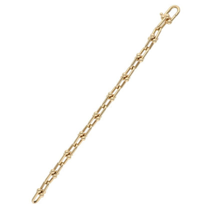TIFFANY&Co. Hardware 18K YG Medium Link Bracelet Size L