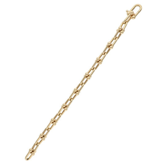 TIFFANY&Co. Hardware 18K YG Medium Link Bracelet Size L