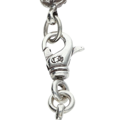Chrome Hearts DICE NO1 Cross Ball Silver Bracelet Size 8LINK