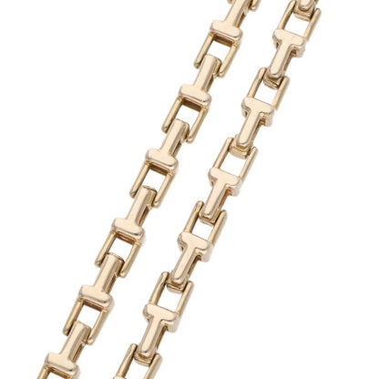 TIFFANY&Co. 18K Pink Gold T Narrow Bracelet Size ONE SIZE
