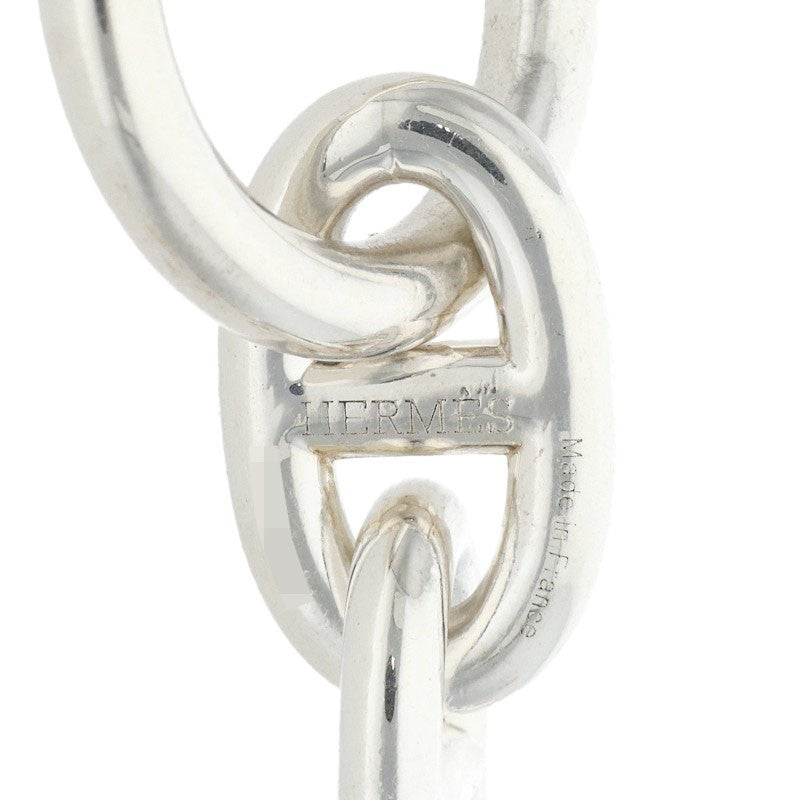 HERMES Chaine d'Ancre MM Silver Bracelet Size 16LINK