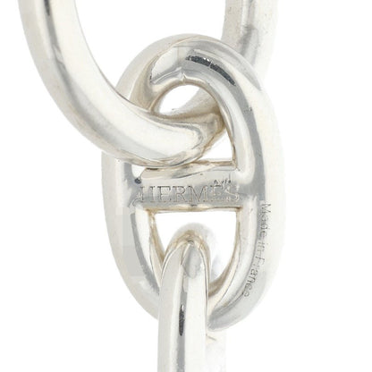 HERMES Chaine d'Ancre MM Silver Bracelet Size 16LINK