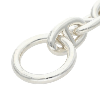 HERMES Chaine d'Ancre MM Silver Bracelet Size 16LINK