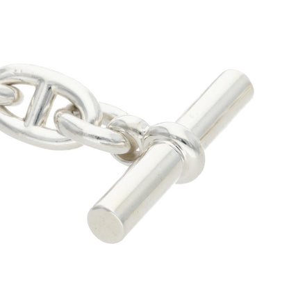 HERMES Chaine d'Ancre MM Silver Bracelet Size 16LINK