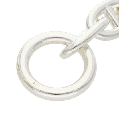HERMES Chaine d'Ancre TGM Silver Bracelet Size 12LINK