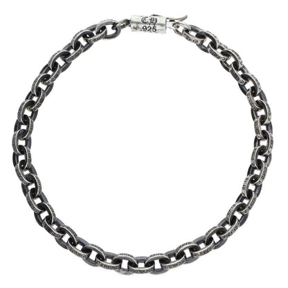 Chrome Hearts Paper Chain Silver Bracelet Size 7INCH