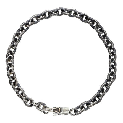 Chrome Hearts Paper Chain Silver Bracelet Size 7INCH