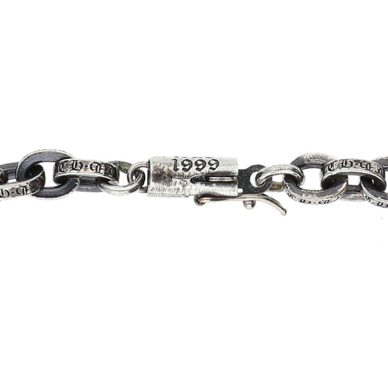 Chrome Hearts Paper Chain Silver Bracelet Size 7INCH