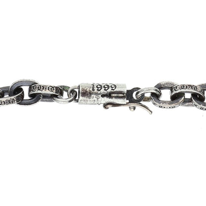 Chrome Hearts Paper Chain Silver Bracelet Size 7INCH