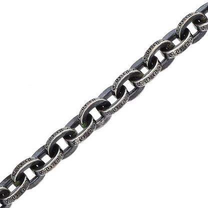 Chrome Hearts Paper Chain Silver Bracelet Size 7INCH