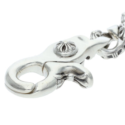 Chrome Hearts Fancy Link Clip Silver Bracelet Size 13LINK