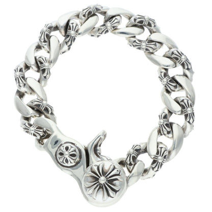 Chrome Hearts FNCY CHN LNK Silver Bracelet Size 15LINK