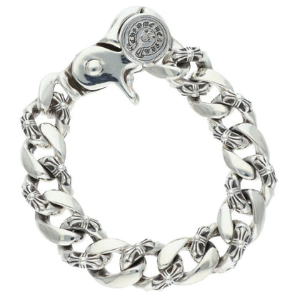 Chrome Hearts FNCY CHN LNK Silver Bracelet Size 15LINK